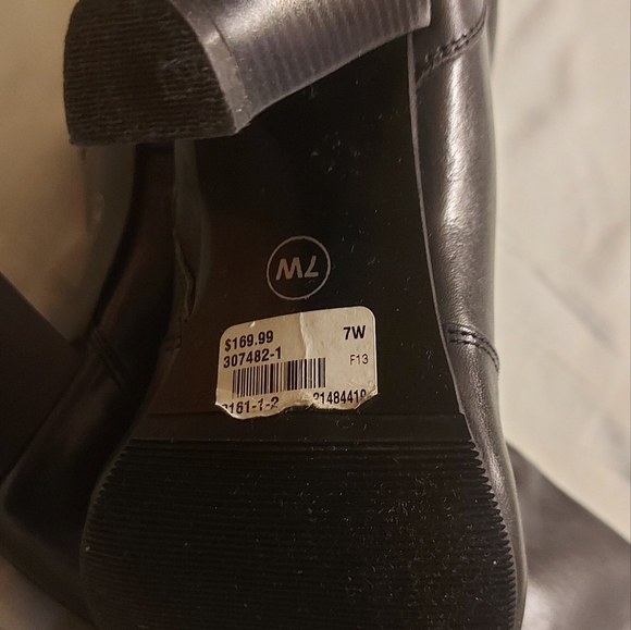 Leather Wide Calf/Width Tall Boots - Picture 2 of 9